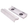 H & H Industrial Products 5 X 1-1/8" Aluminum Soft Prism-Face Vise Jaws With Magnet 3900-2265